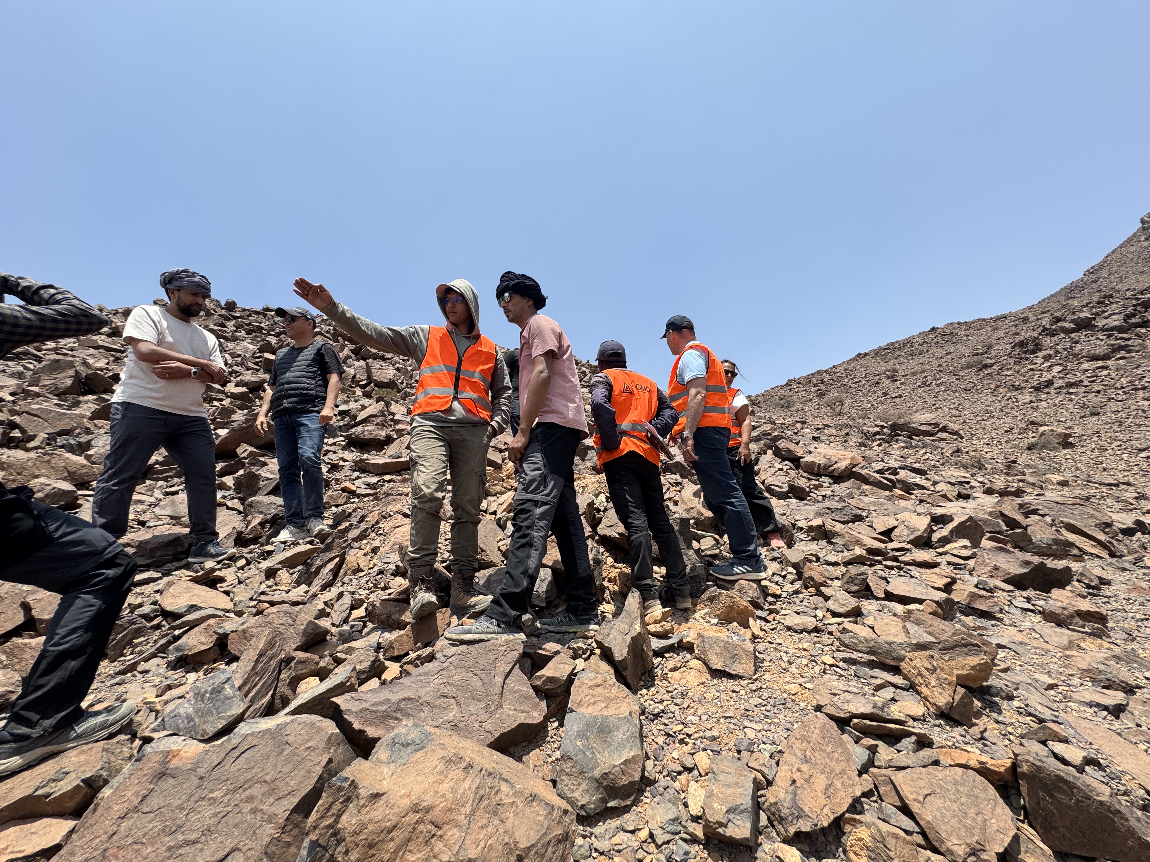 ArdMea field team during an exploration campaign