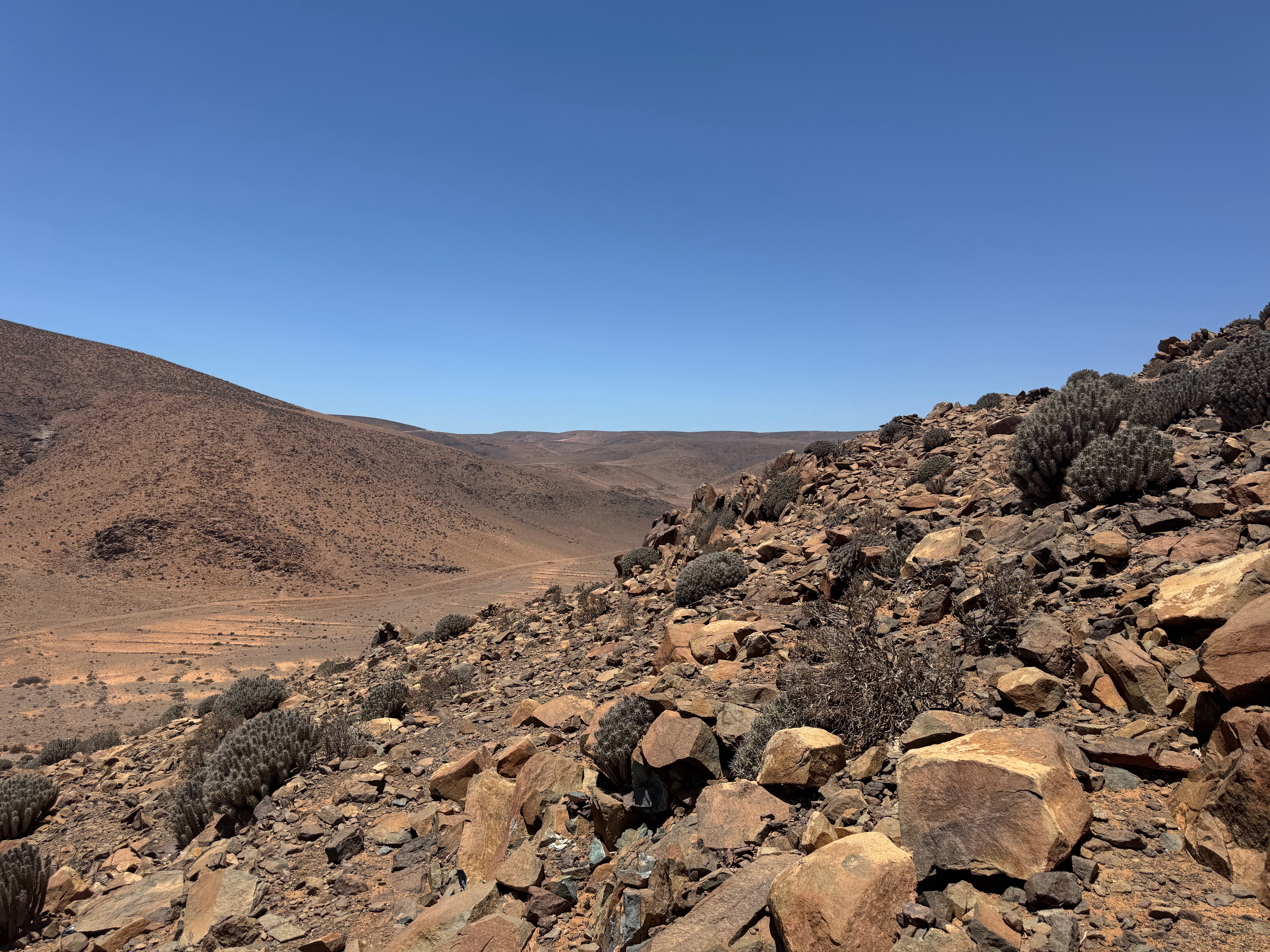 Exploration valley in the Guelmim-Oued Noun region